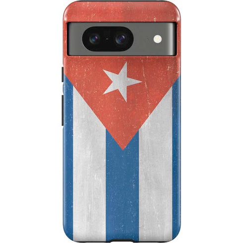 Cuban Flag Distressed Google Pixel 8 Impact Case